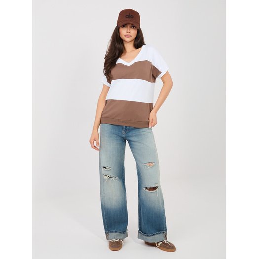 Bluzka-RV-BZ-A1214.89-biało-brązowy 2