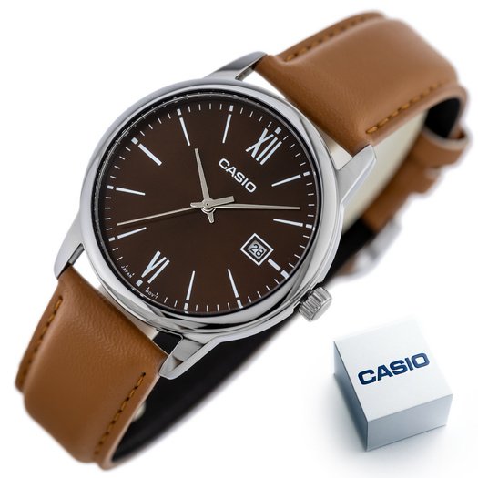 CASIO MEN S WATCH MTP-V002L-5B3 + BOX (zd224c)