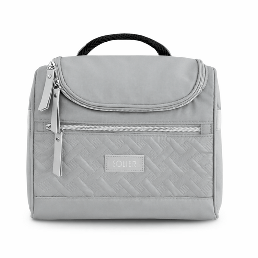 Torba weekendowa podr&oacute;żna sk&oacute;rzana Solier SL39 Astrin czarna