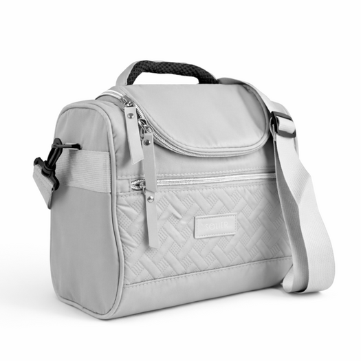 Torba weekendowa podr&oacute;żna sk&oacute;rzana Solier SL39 Astrin czarna 1