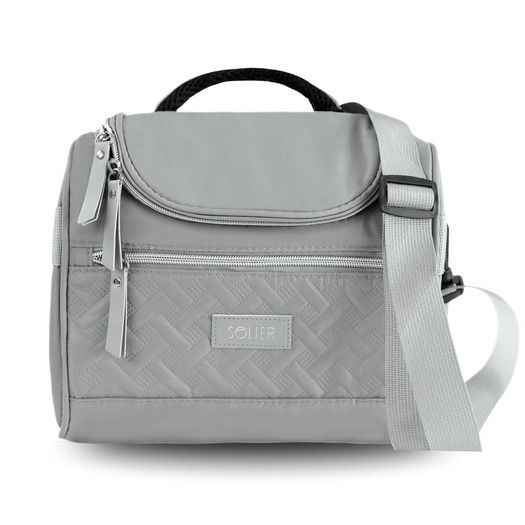 Torba weekendowa podr&oacute;żna sk&oacute;rzana Solier SL39 Astrin czarna 6