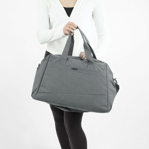 Women&rsquo;s Fabric Sports Fitness Bag Solier FB54 Eloa &ndash; Grey 2
