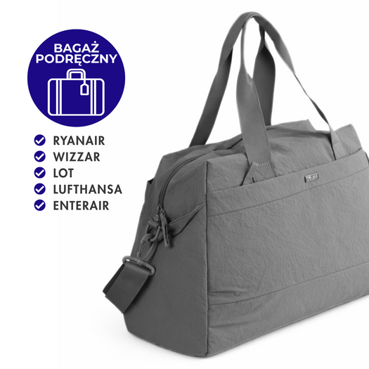 Women&rsquo;s Fabric Sports Fitness Bag Solier FB54 Eloa &ndash; Grey 10