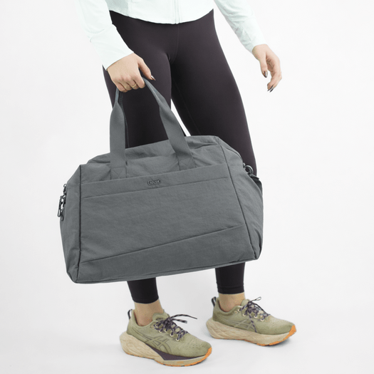 Women&rsquo;s Fabric Sports Fitness Bag Solier FB54 Eloa &ndash; Grey 9