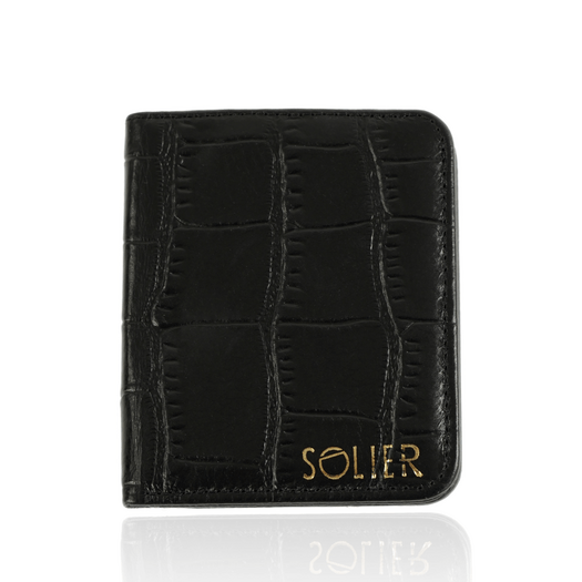 Genuine leather woman s laptop bag FL25 black with snake pattern