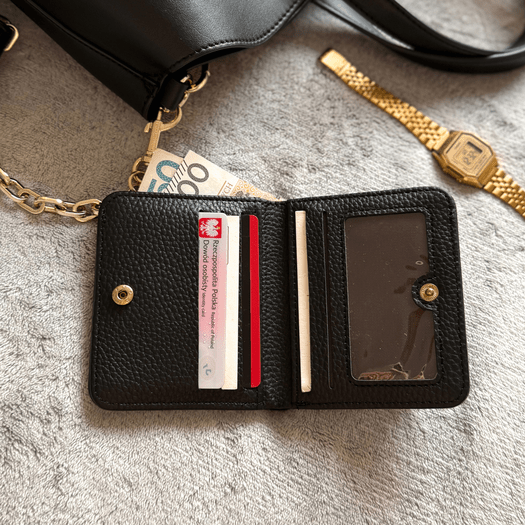 Genuine leather woman s laptop bag FL25 black with snake pattern 5