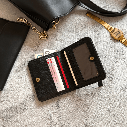 Genuine leather woman s laptop bag FL25 black with snake pattern 6