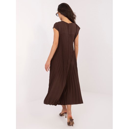 Sukienka-IT-SK-19552.72-ciemny brązowy