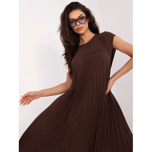 Sukienka-IT-SK-19552.72-ciemny brązowy 2