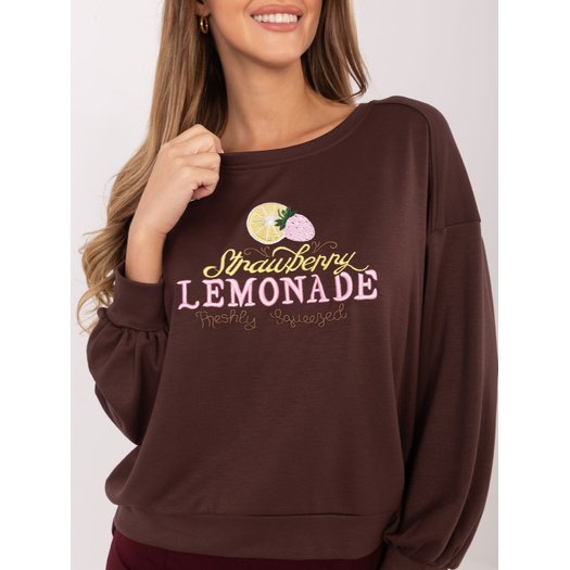 Bluza-RV-BL-A1218.11P-ciemny brązowy