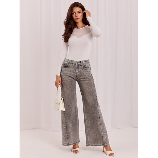 Spodnie jeans-IR-SP-TK519.78-szary 1