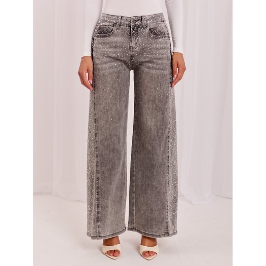 Spodnie jeans-IR-SP-TK519.78-szary