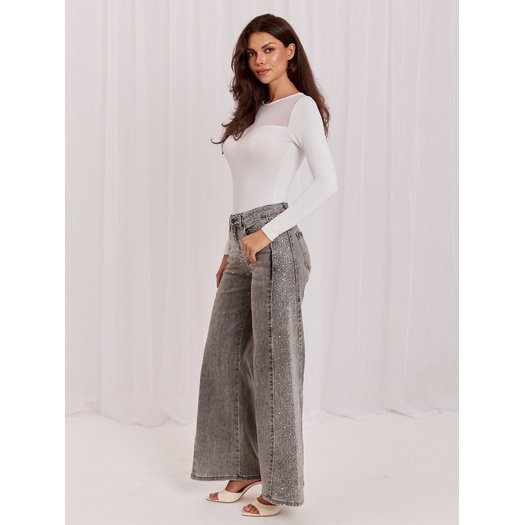 Spodnie jeans-IR-SP-TK519.78-szary