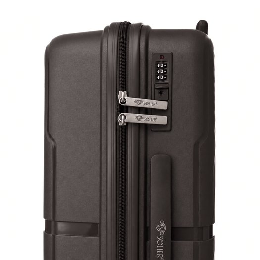 Medium Solier M TORIDE 23  Chocolate PP Suitcase
