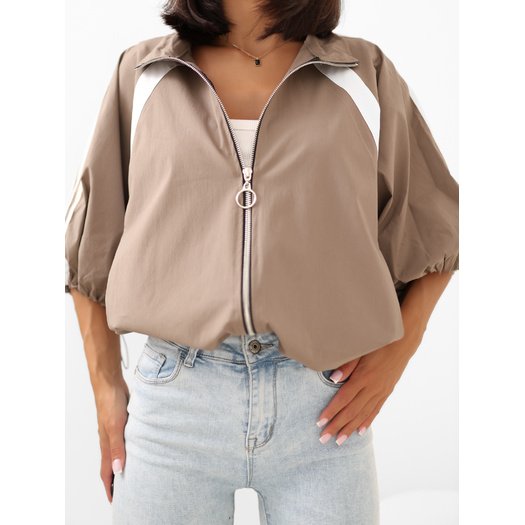 Bluza-MI-BL-K71751.94-ciemny bezowy