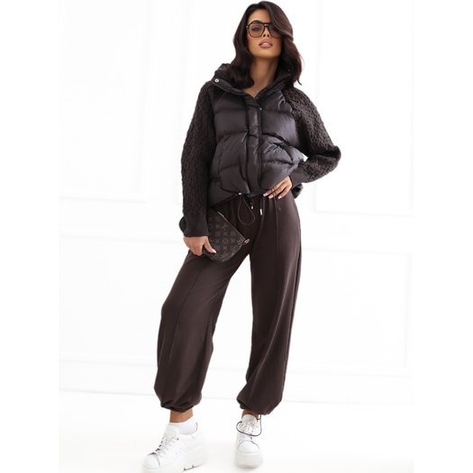 Women's jacket MBM-KR-0508.00P dark brown