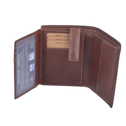 Kombinuota piniginė vyrams AVANCO 270-48-08 RFID - Ruda