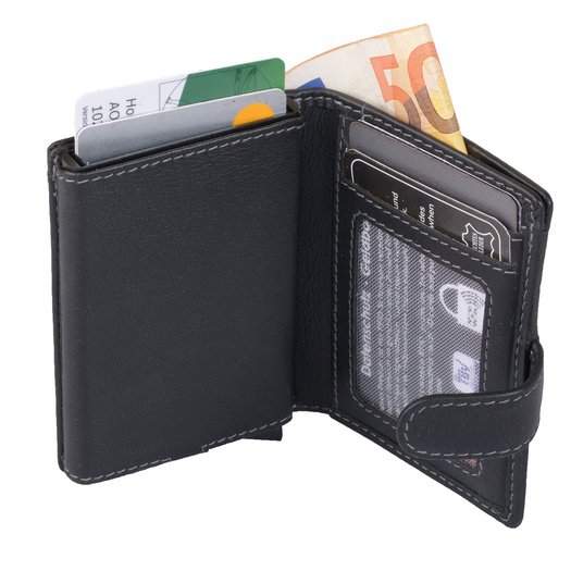 Karšu maciņš AVANCO 485-70-01 RFID - Melns
