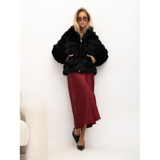 Dirbtinio kailio striukė moterims ITALY MODA IT-KR-G6805.36