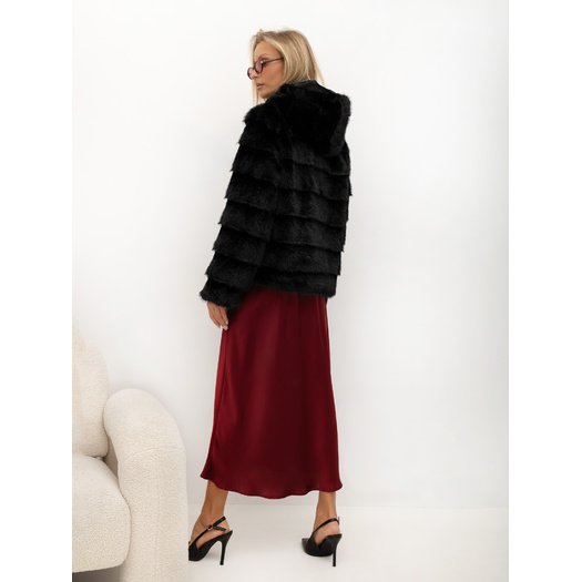 Dirbtinio kailio striukė moterims ITALY MODA IT-KR-G6805.36