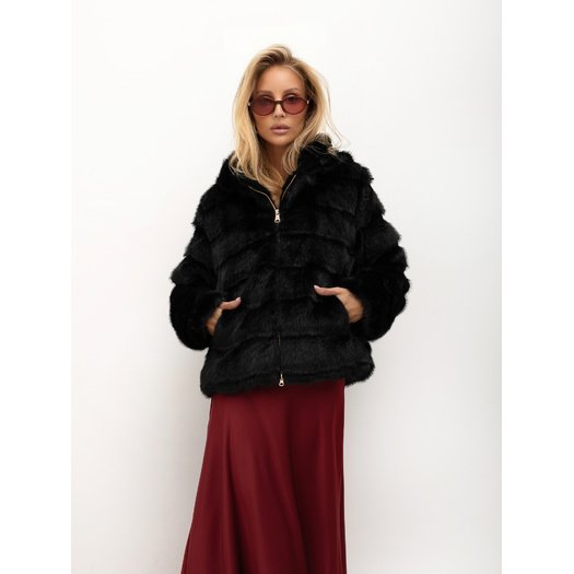 Dirbtinio kailio striukė moterims ITALY MODA IT-KR-G6805.36