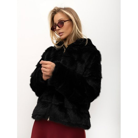 Dirbtinio kailio striukė moterims ITALY MODA IT-KR-G6805.36