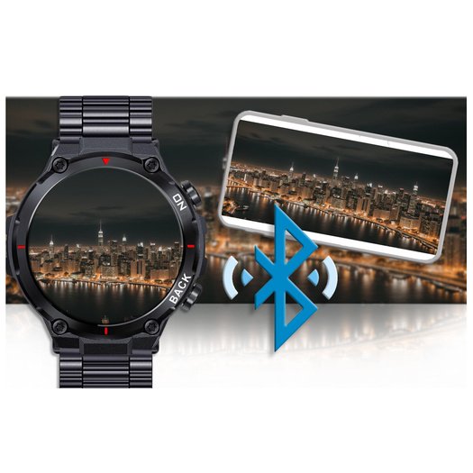 SMARTWATCH MĘSKI GRAVITY GT8-2 - z GPS (sg017b)