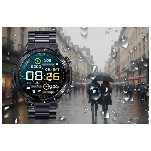 SMARTWATCH MĘSKI GRAVITY GT8-2 - z GPS (sg017b)