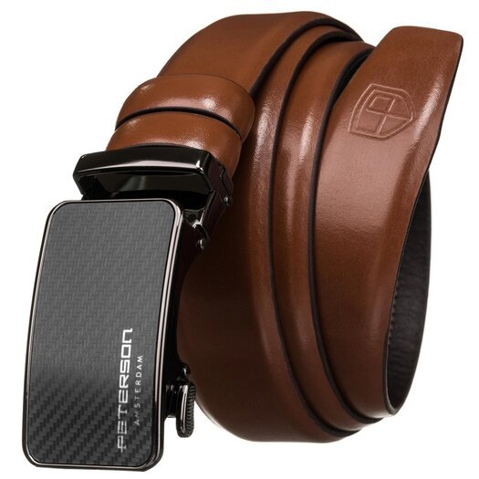 Diržas vyrams Peterson PTN A002 BROWN