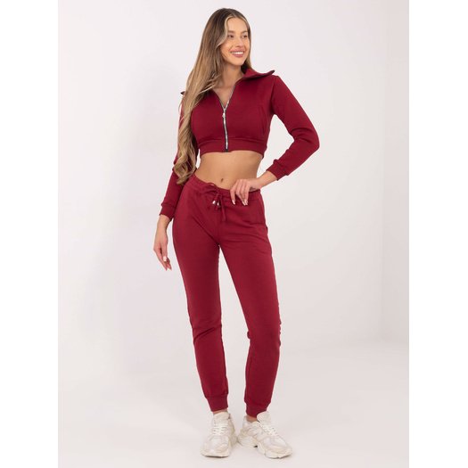 Sportinės kelnės-RV-DR-5040.04X-bordo 28