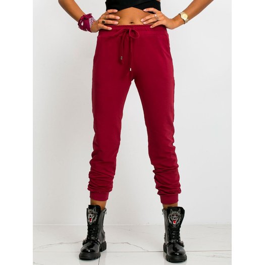 Sportinės kelnės-RV-DR-5040.04X-bordo