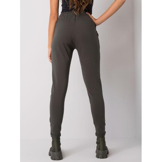 Spodnie dresowe-RV-DR-7076.21-ciemny khaki