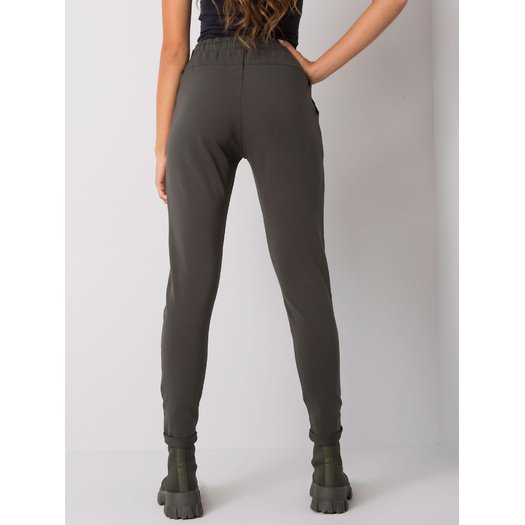 Spodnie dresowe-RV-DR-7076.21-ciemny khaki