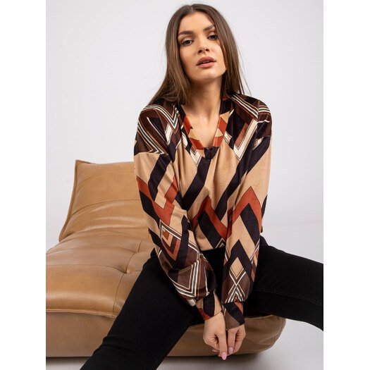 Palaidinė-DHJ-BZ-6033-1.49P-juoda-smėlio spalvos