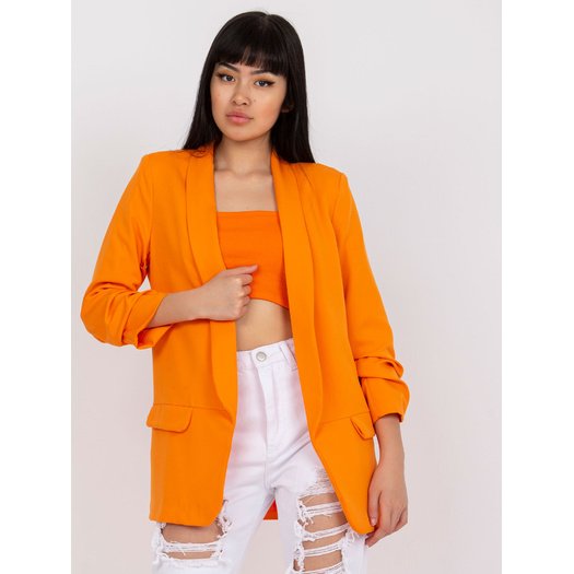 Švarkas moterims -DHJ-MA-7684.15P-Ryškiai oranžinė