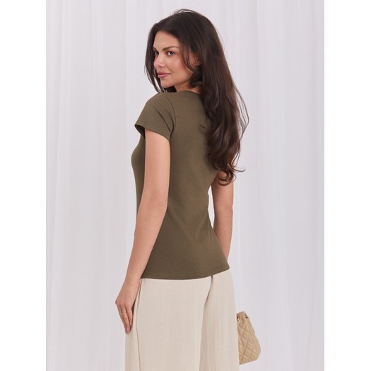 Marškinėliai-B-012.71P-khaki 1