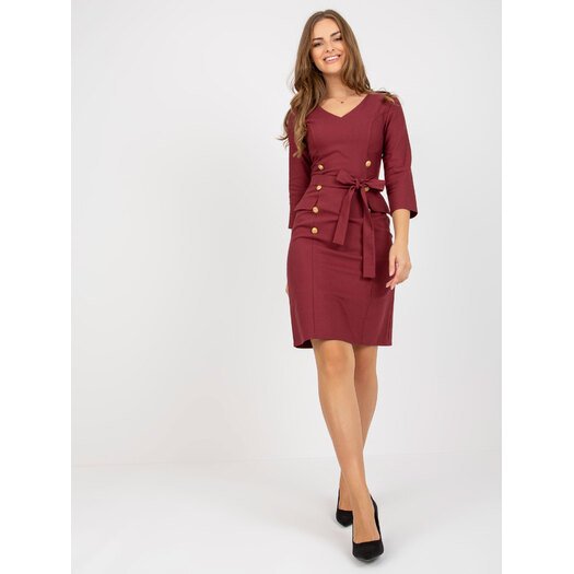 Suknelė-LK-SK-507838.93-bordo 7