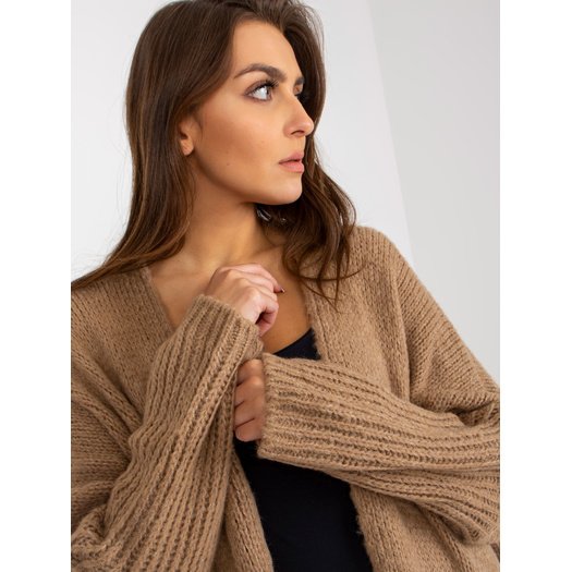 Cardigan-TW-SW-BI-M2201.87-tamsiai smėlio spalvos