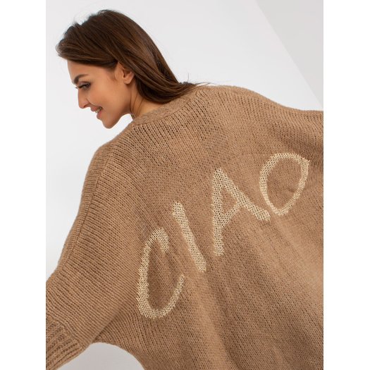 Cardigan-TW-SW-BI-M2201.87-tamsiai smėlio spalvos