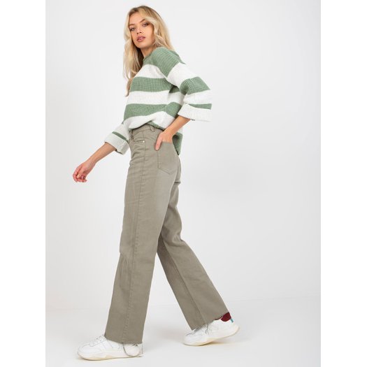 Kelnės-D70037M62291A1-khaki