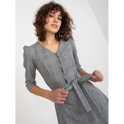 Suknelė-LK-SK-507839.31-balta-juoda 10