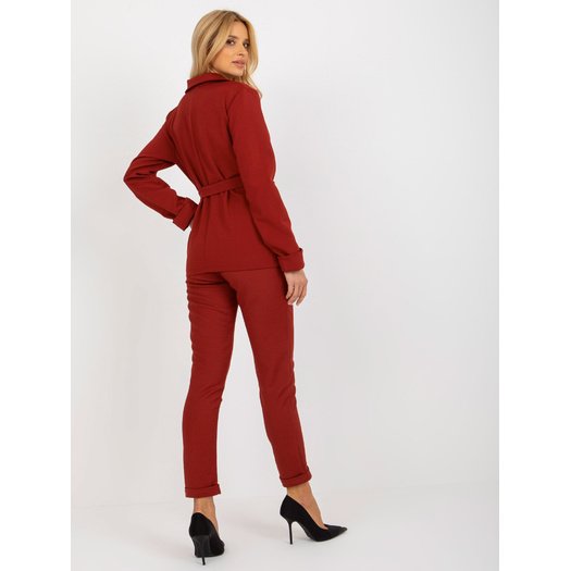 Švarkas moterims -LK-MA-507798.51P-bordo