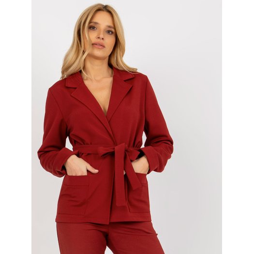 Švarkas moterims -LK-MA-507798.51P-bordo