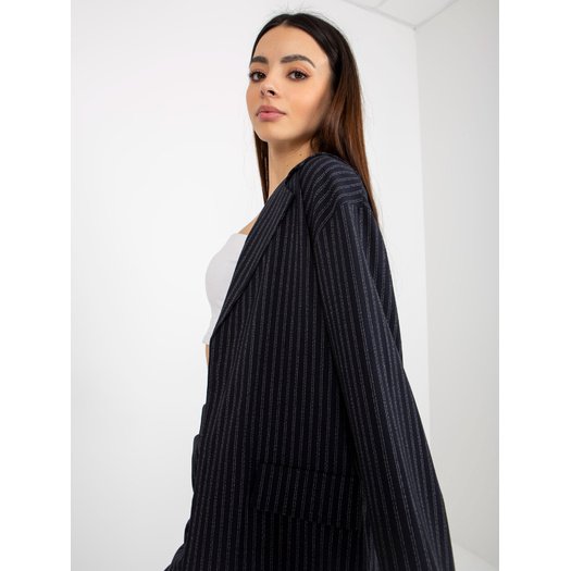 Švarkas moterims -LK-MA-507690.38X-navy mėlyna