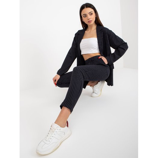 Švarkas moterims -LK-MA-507690.38X-navy mėlyna