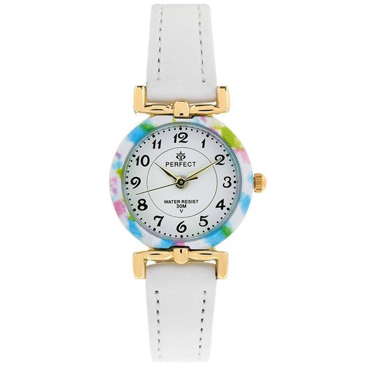 CHILDREN S WATCH PERFECT LP004-06 communion watch - white/color + BOX