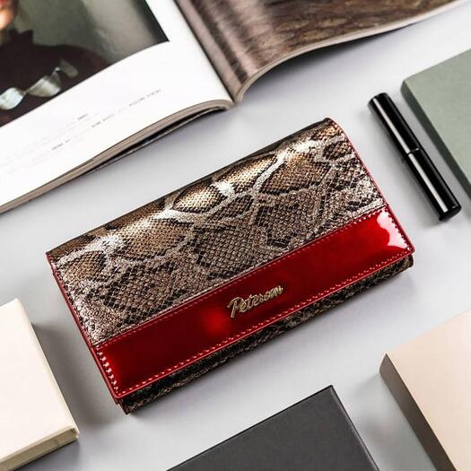  Piniginė moterims Peterson PTN BS-411 SNAKE-2 1