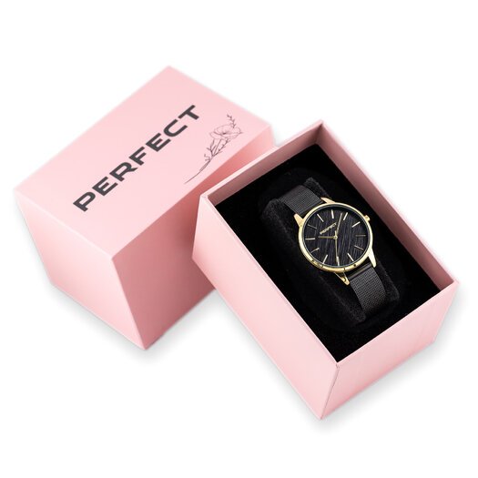 Laikrodis moterims PERFECT F374-07 (zp527f) + dėžutė