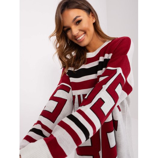 Megztinis-BA-SW-2206.48P-bordo