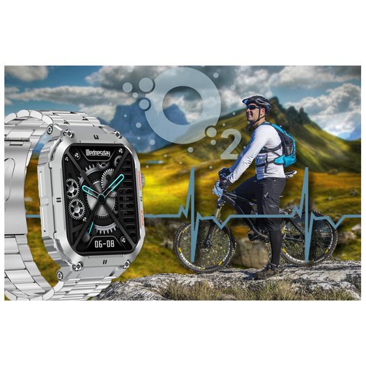 Išmanusis laikrodis vyrams Gravity GT6-7 - Skambinimo funkcija, MONITOR SNU (sg020g)